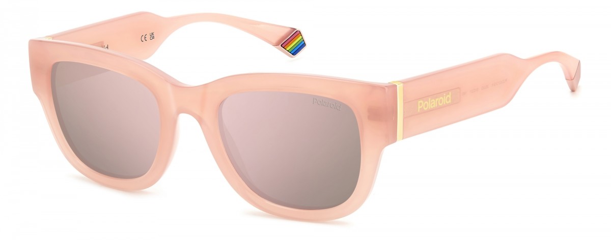 Polaroid Pld 6213/s/x 35J/JQ PINK, 100,00 €, Occhiali Polaroid Rosa a forma Squadrato