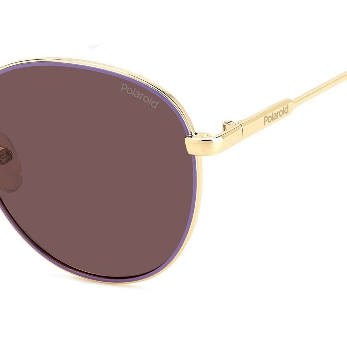 Polaroid Pld 6215/s/x S9E/KL GOLD VIOLET, 100,00 €, Occhiali Polaroid Oro a forma Rotondo