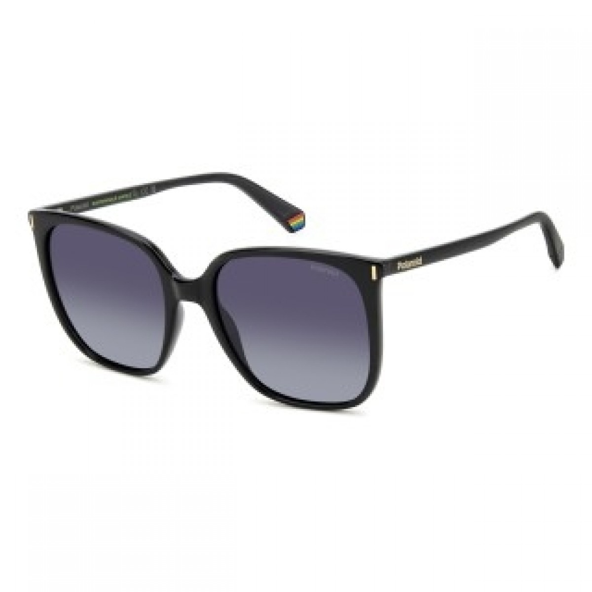 Polaroid Pld 6218/s 807/WJ BLACK, 100,00 €, Occhiali Polaroid Nero a forma Squadrato