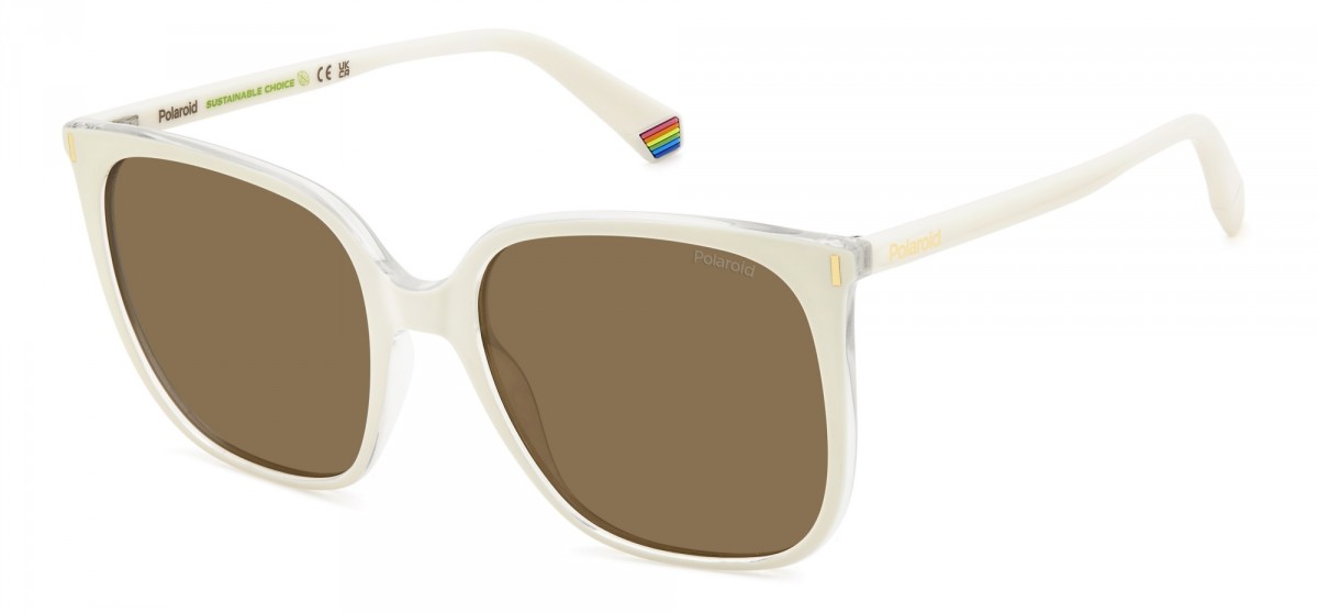 Polaroid Pld 6218/s VK6/SP WHITE, 100,00 €, Occhiali Polaroid Bianco a forma Squadrato