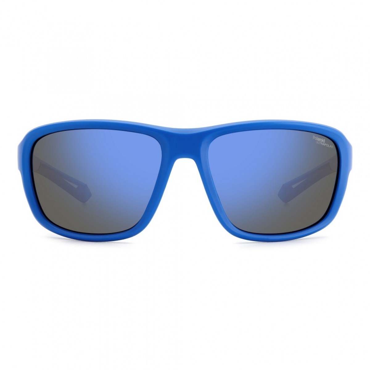 Polarois Sport Pld 7049/s FLL/QG MATTE BLUE, 105,00 €, Occhiali Polaroid Blu a forma Mascherina