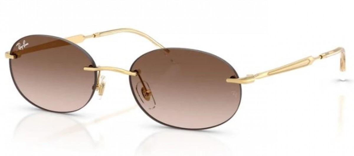 Ray Ban 3767 001/13, 195,00 €, Occhiali Ray Ban Oro a forma Ovale
