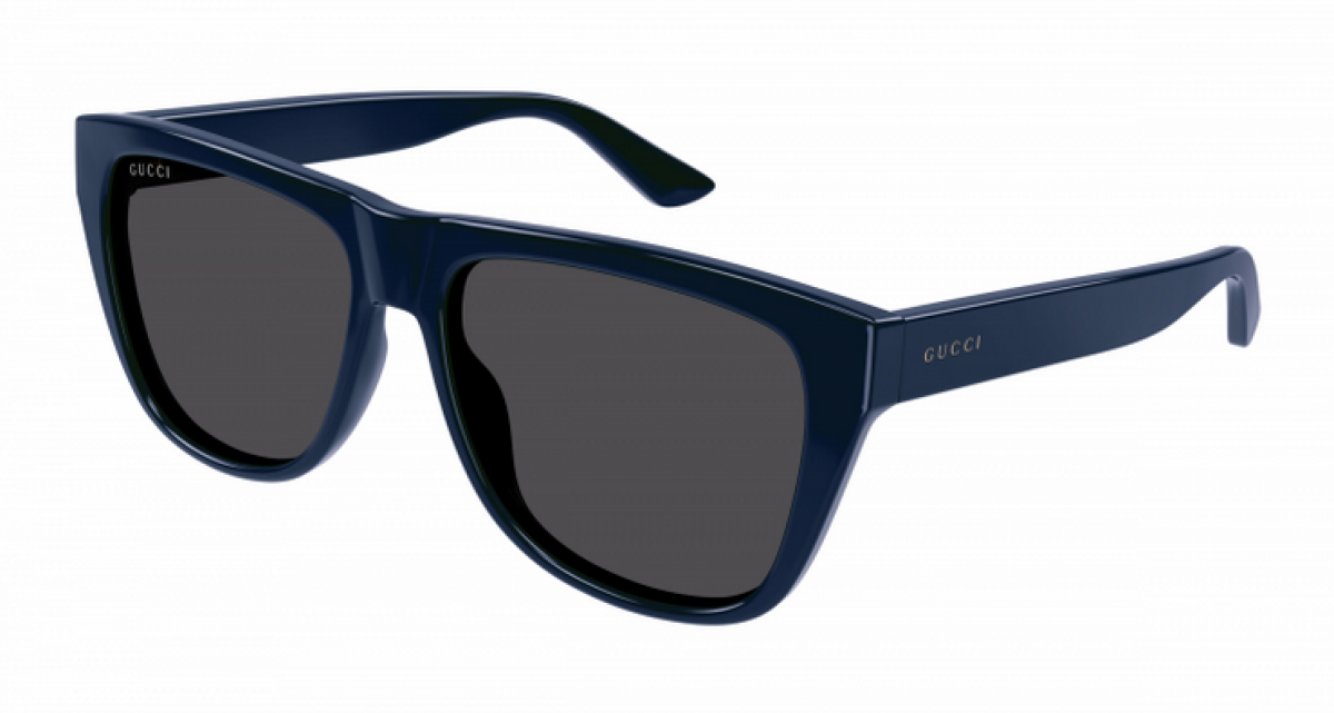 Gucci GG1345S 004 blue blue grey, 245,00 €, Occhiali Gucci Blu a forma Mascherina