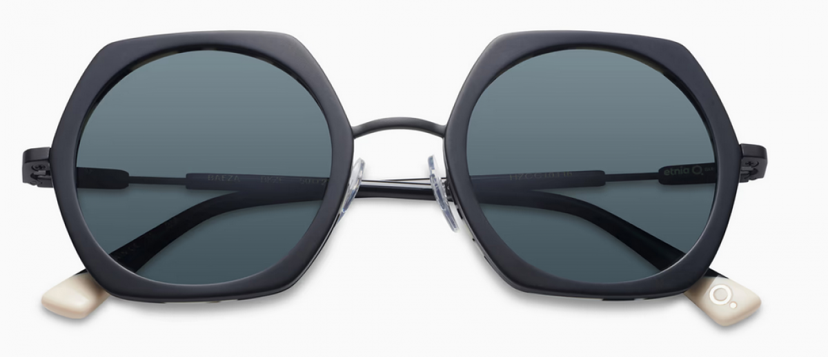 Etnia Barcelona BAEZA 50S BAEZA 50S, 255,00 €, Occhiali Etnia Barcelona Nero a forma Ottagonale