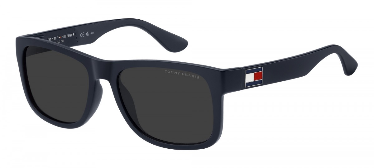 Tommy Hilfiger Th 1556/n/s FLL/IR MATTE BLUE, 165,00 €, Occhiali Tommy Hilfiger Blu a forma Squadrato