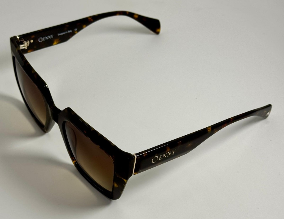 Genny GYS.978.16, 220,00 €, Occhiali Marrone a forma Rettangolare