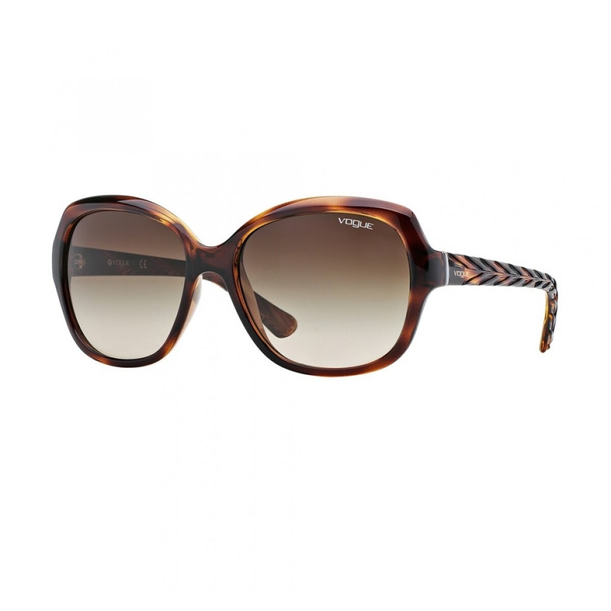 Vogue 2871S 150813, 125,00 €, Occhiali Vogue Marrone a forma Rotondo