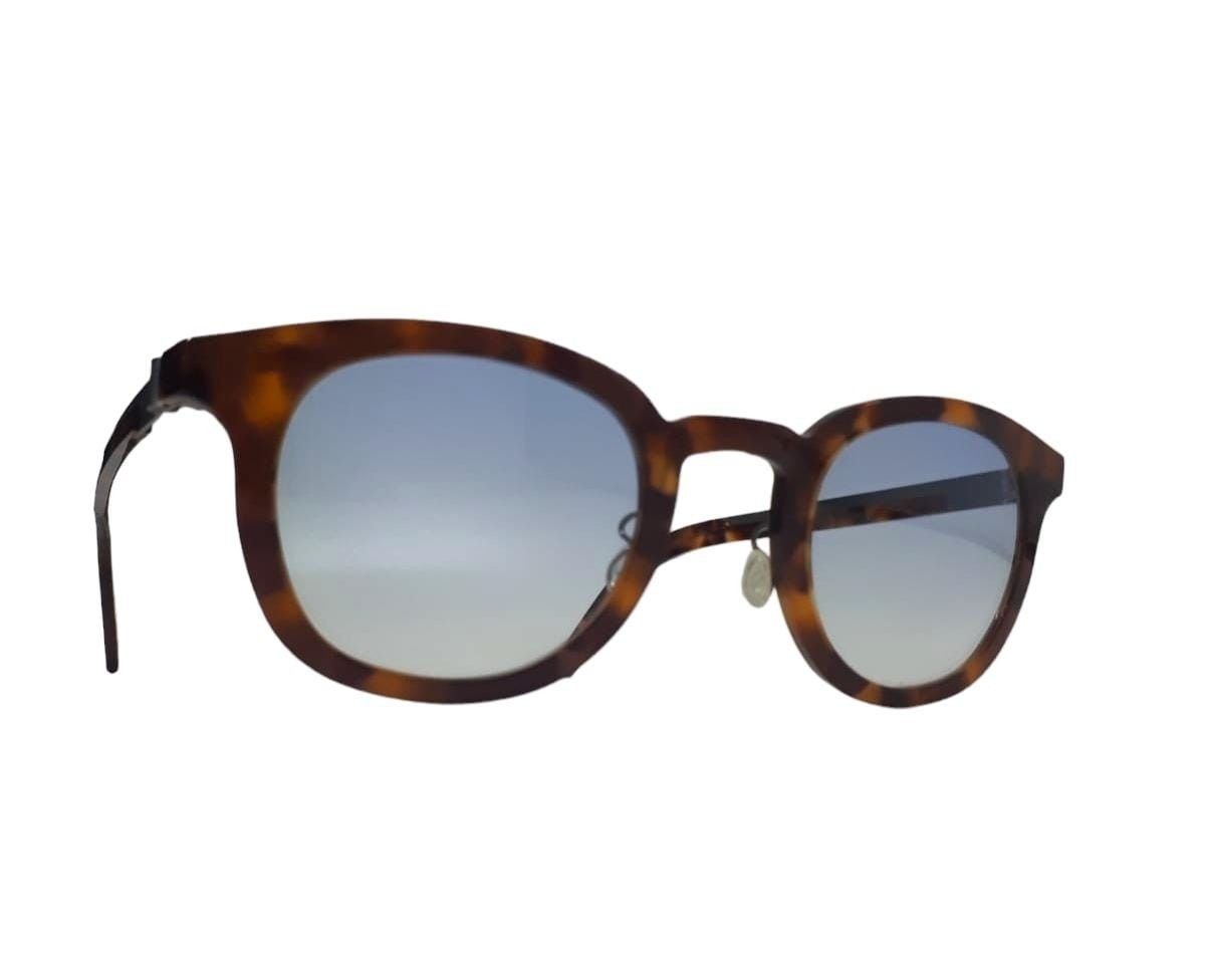Occhiali Lindberg 1237S AD43 Marrone Rotondo Occhialuto