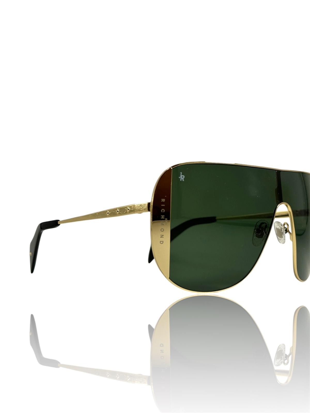 John Richmond RIS.053.10, 255,00 €, Occhiali Oro a forma Mascherina