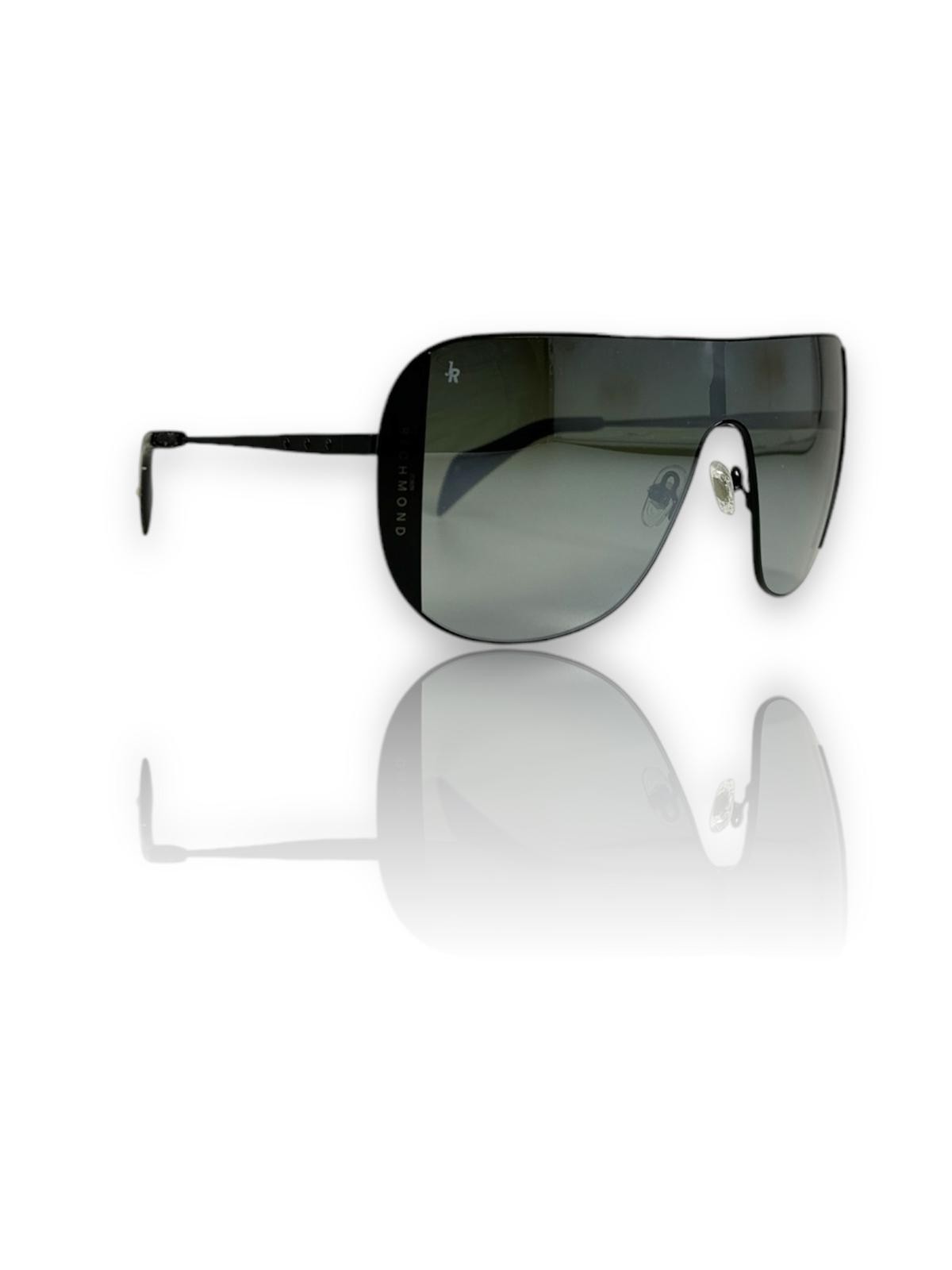 John Richmond RIS.053.01, 255,00 €, Occhiali Nero a forma Mascherina