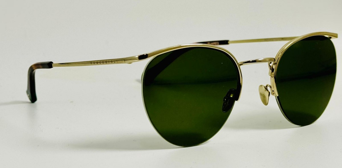 Occhiali Romeo Gigli Lusso Tuareg 613X GLD Oro Rotondo Occhialuto