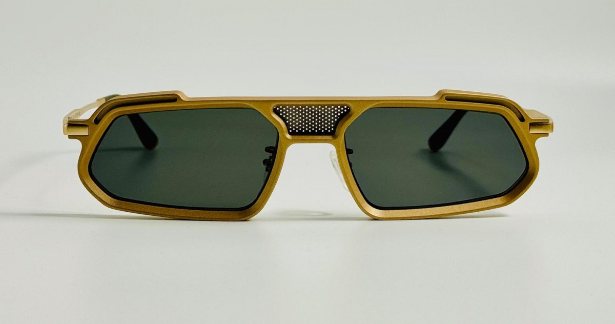 Leziff California NeroOro, 100,00 €, Occhiali Oro a forma Rettangolare