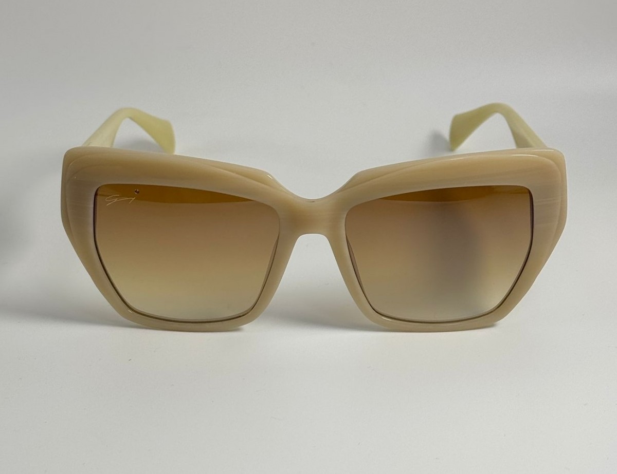 Genny GYS.973.03, 220,00 €, Occhiali Beige a forma Squadrato