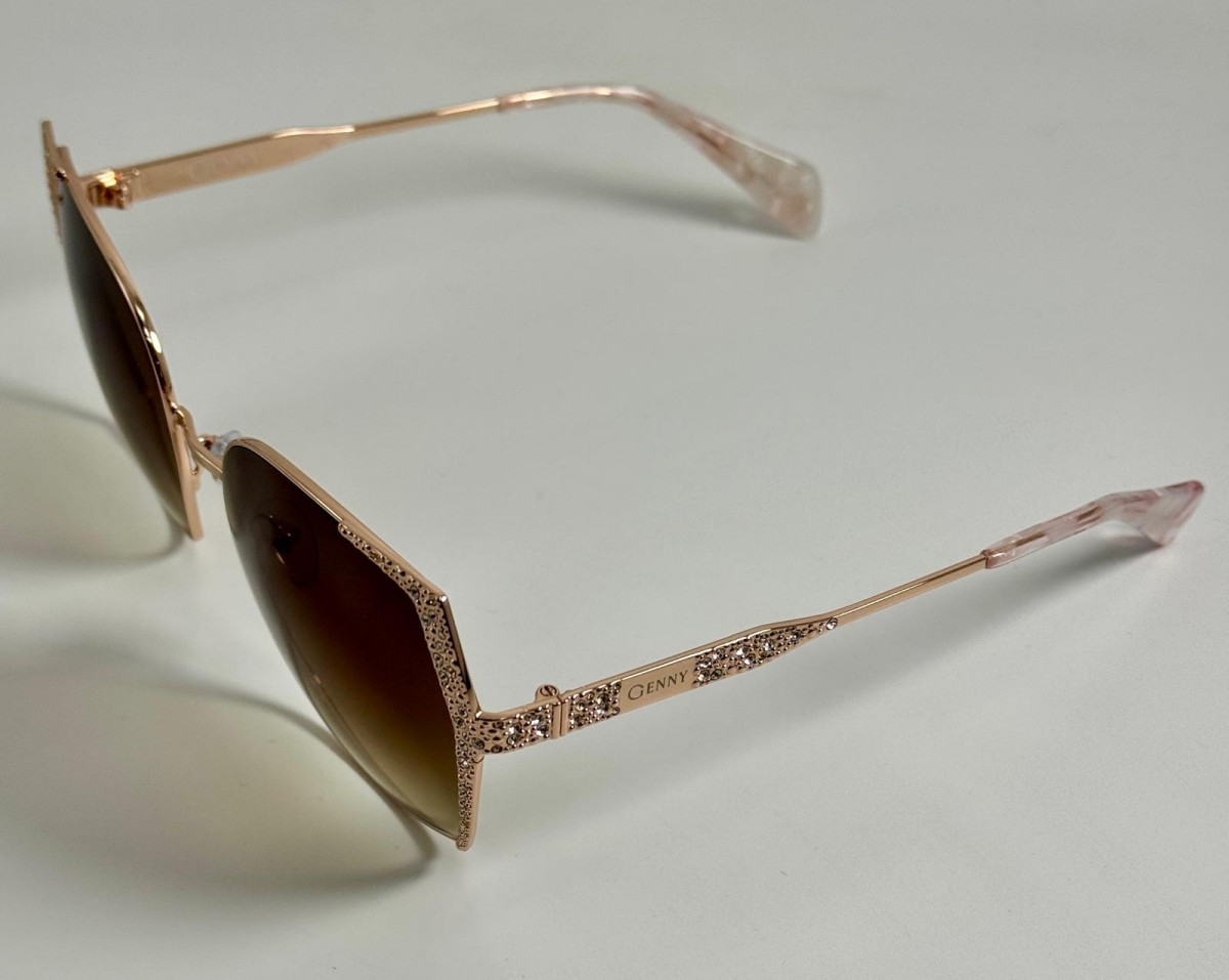 Genny GYS.982.12, 220,00 €, Occhiali Oro a forma Squadrato