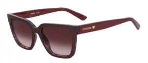 Moschino Mol087/s LHF/UQ BURGUNDY
